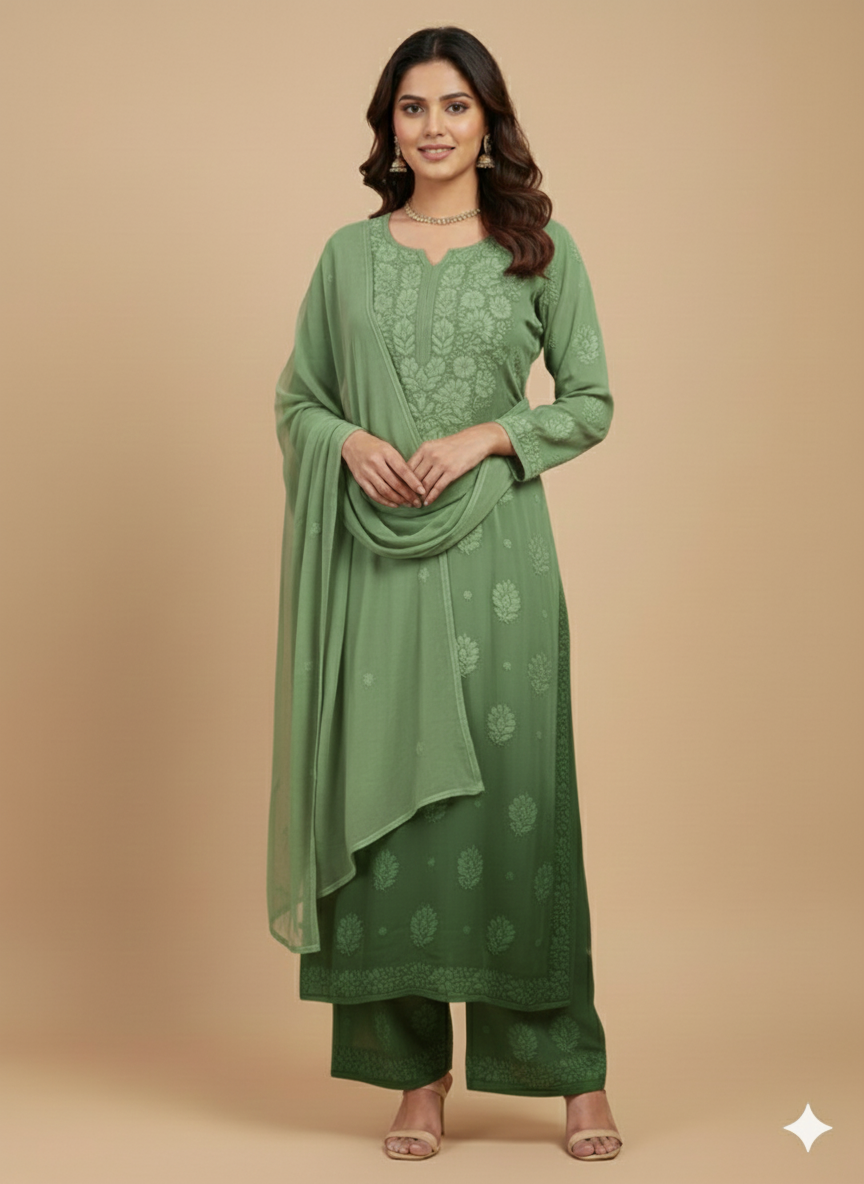 Ziyana Georgette Pista 4pc Set
